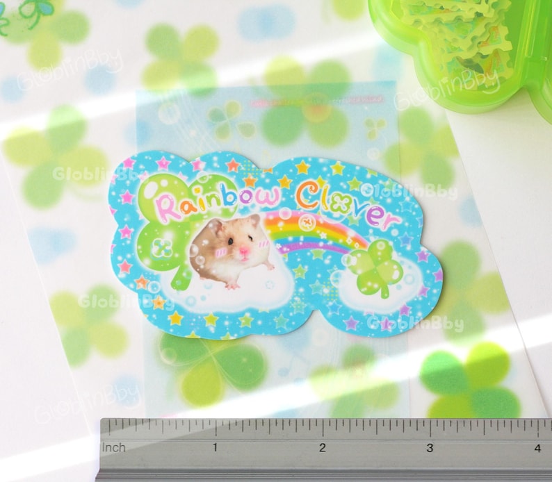 The sticker measures approximately 3.2 inches across.