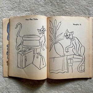 1954 Walt Disney Lady & the Tramp Coloring Book - Etsy