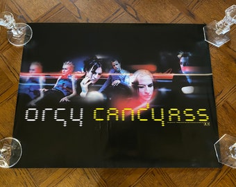 1998 Limited ORGY Promo Poster for CandyAss CD