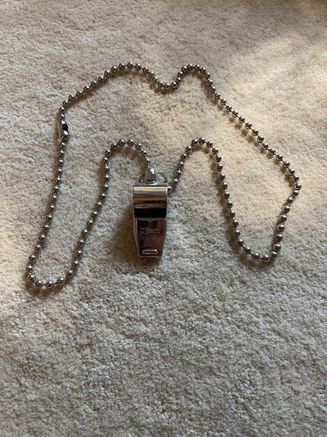 Vintage Kmart Metal Whistle Made in Japan Etsy