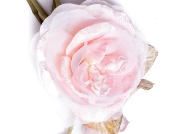 Pink Velvet peony Rose, velvet millinery rose, vintage velvet rose, corsage rose, millinery flowers, pink velvet rose, pink flowers