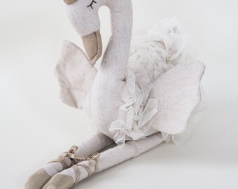 swan soft toy