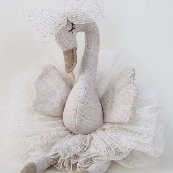 Small Swan toy, Swan, White Swan toy, white swan, swan soft toy, flamingo toy, white toy, children's toys, baby toys, crib toy, toys