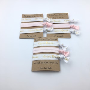 Boss Babe Gift Hair Tie, Girl Boss Gift Conference Gift Business Favor Female Entrepreneur Business Party Favor Business Woman Self Employed
