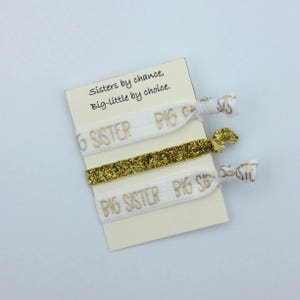 Sorority Big Sister Hair Tie Gift, Big Little Reveal, Sisterhood, Big Little Sister, Greek, Bid Day, Rush, Elastic Hair Band, Creaseless