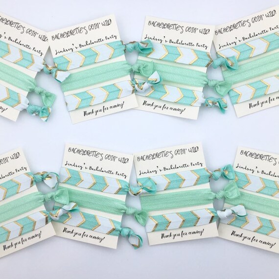 Bachelorette Hair Tie Favor Going Wild Survival Kit Party Etsy