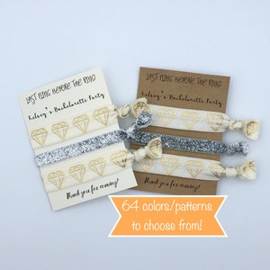 Bachelorette Party Favor Hair Ties, Last Fling Before the Ring, Party Bag Favor, Survival Kit, Bridesmaid Gift, Bridal Party Gift