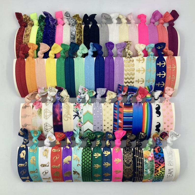 Cadeaux pour enterrement de vie de jeune fille ou de jeune garçon à la Nouvelle-Orléans : élastiques à cheveux scintillants, thème NOLA image 6
