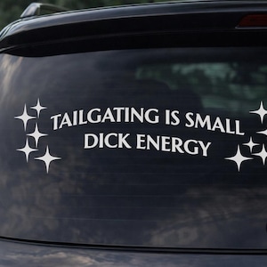 Tailgating Auto-Vinyl-Aufkleber |