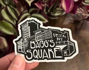 Bagg's Square  | Sticker | S.M.S. Art