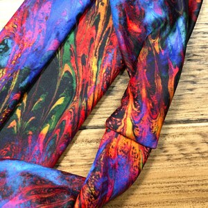 Peacock Print Workout Headband: Wide Non-Slip Lycra Running Headband image 5