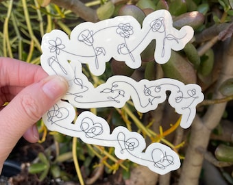 Mini BTS Love Yourself Set Themed Temporary Tattoo
