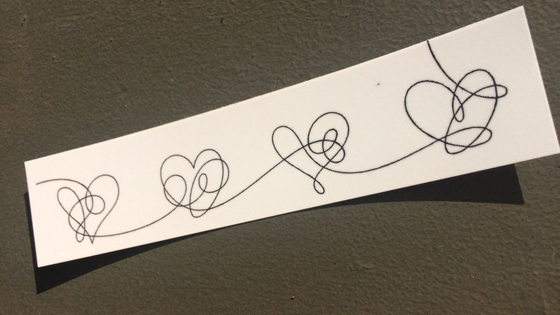 Тату bts эскиз love yourself