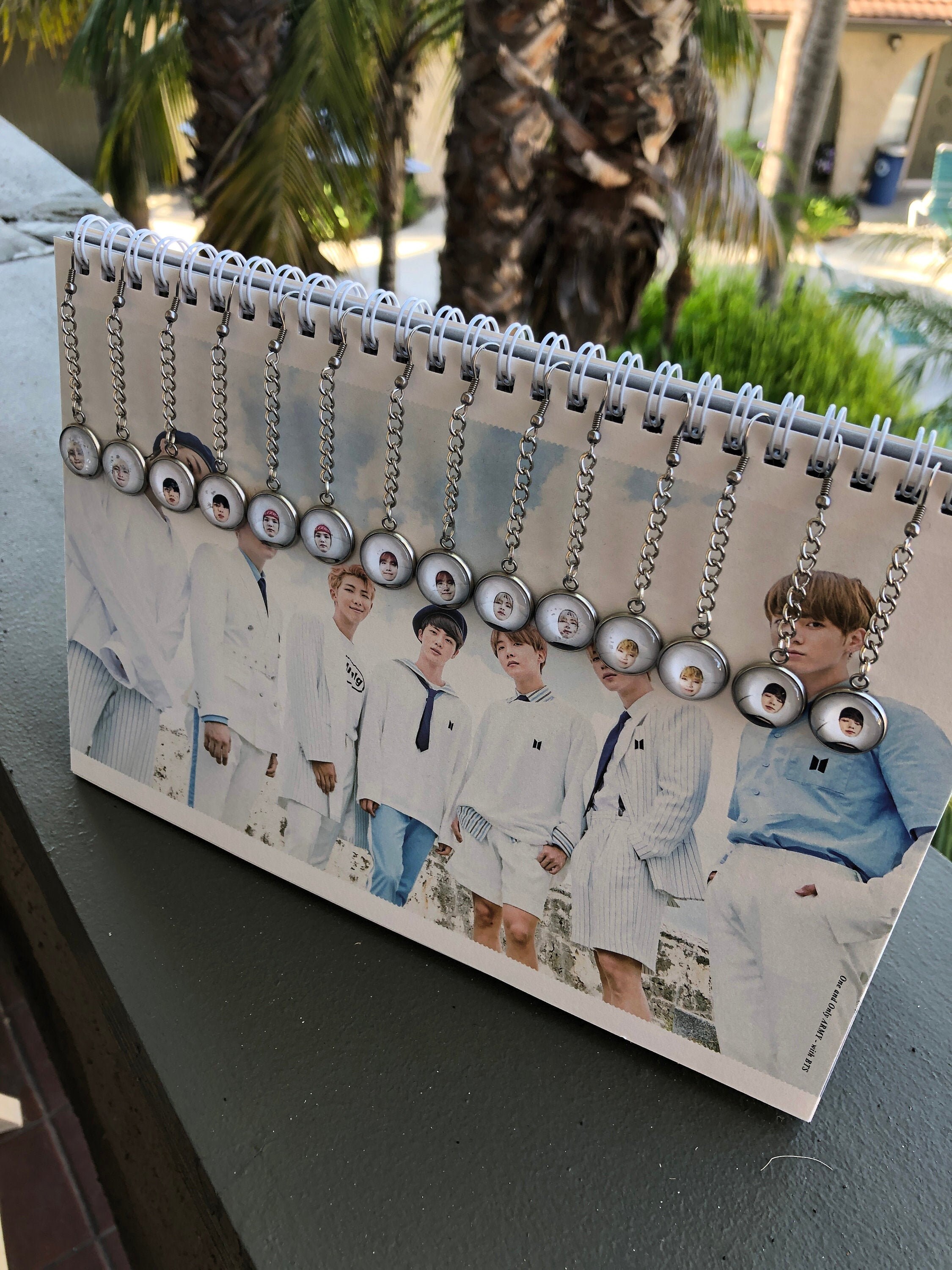 RM From BTS Army Bomb Themed Earrings - Etsy