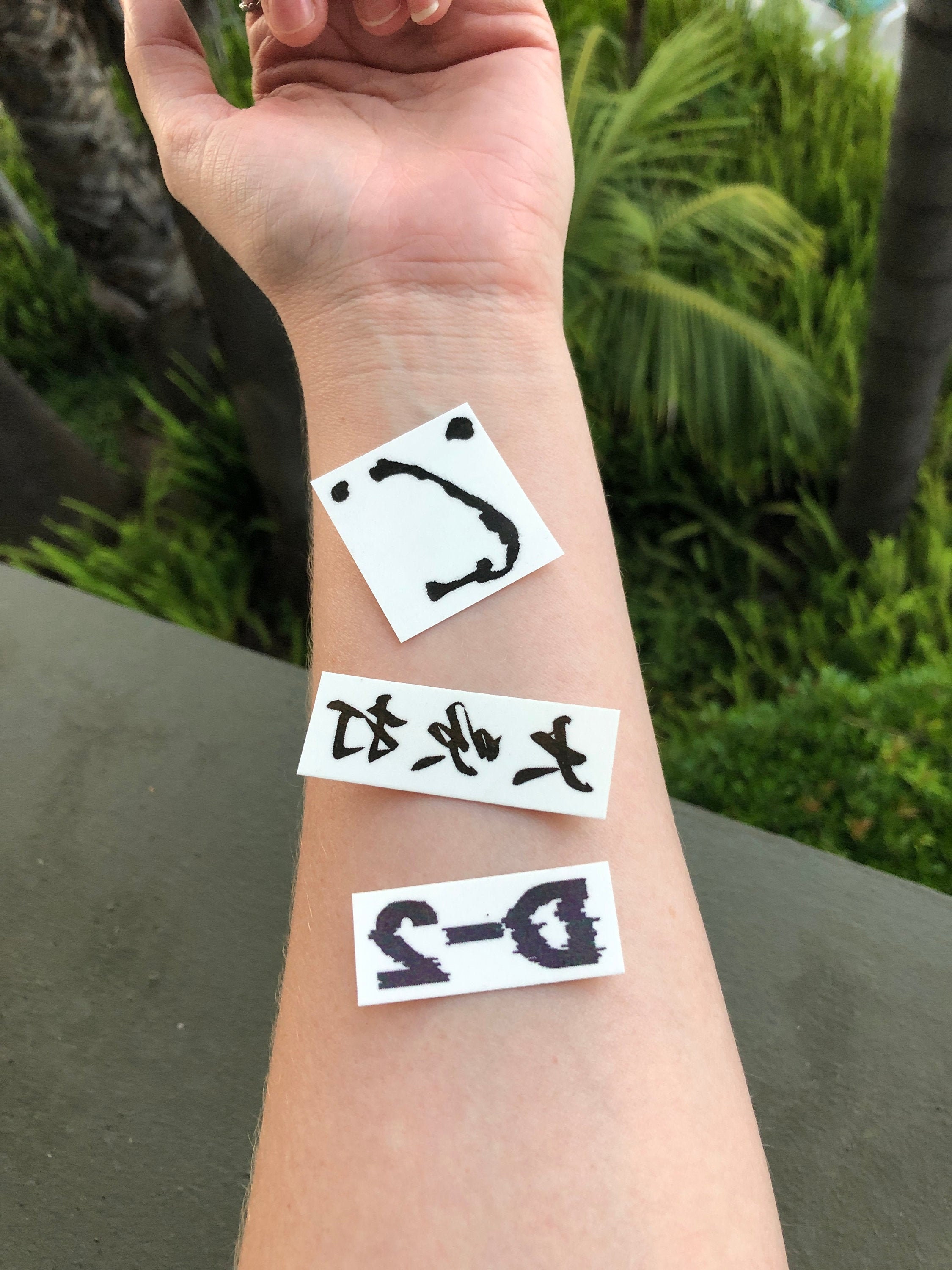 Treatment of Symbol Tattoo - Prejuvenation