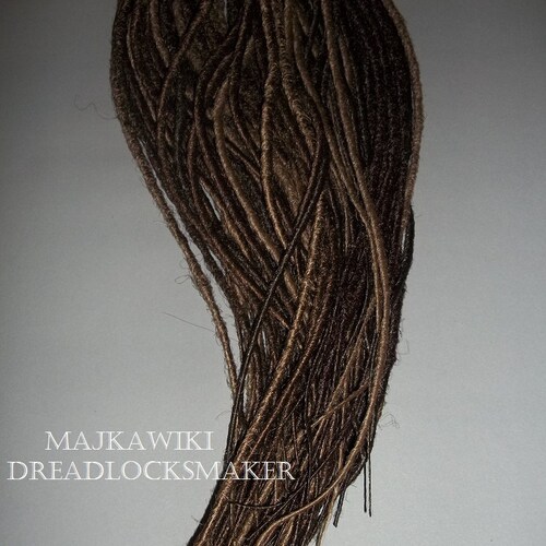 Full Set 40 DE Dreadlocks/brown/light brown/dark shops brown/mix brown Promotion free shipping