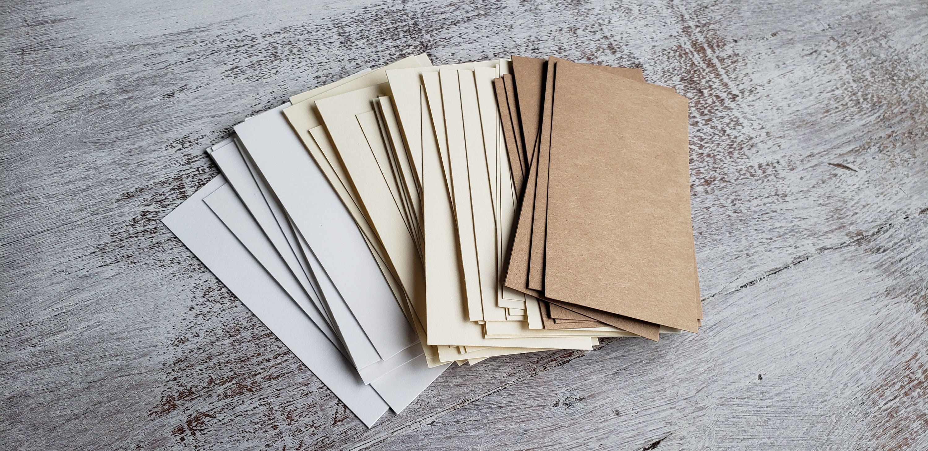 Blank Cards Note Cards Blank Business Cards Kraft Cards Etsy