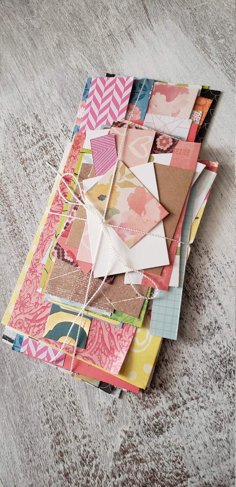 Assorted Scrapbook Paper Assorted Paper Scraps Scrapbook Etsy