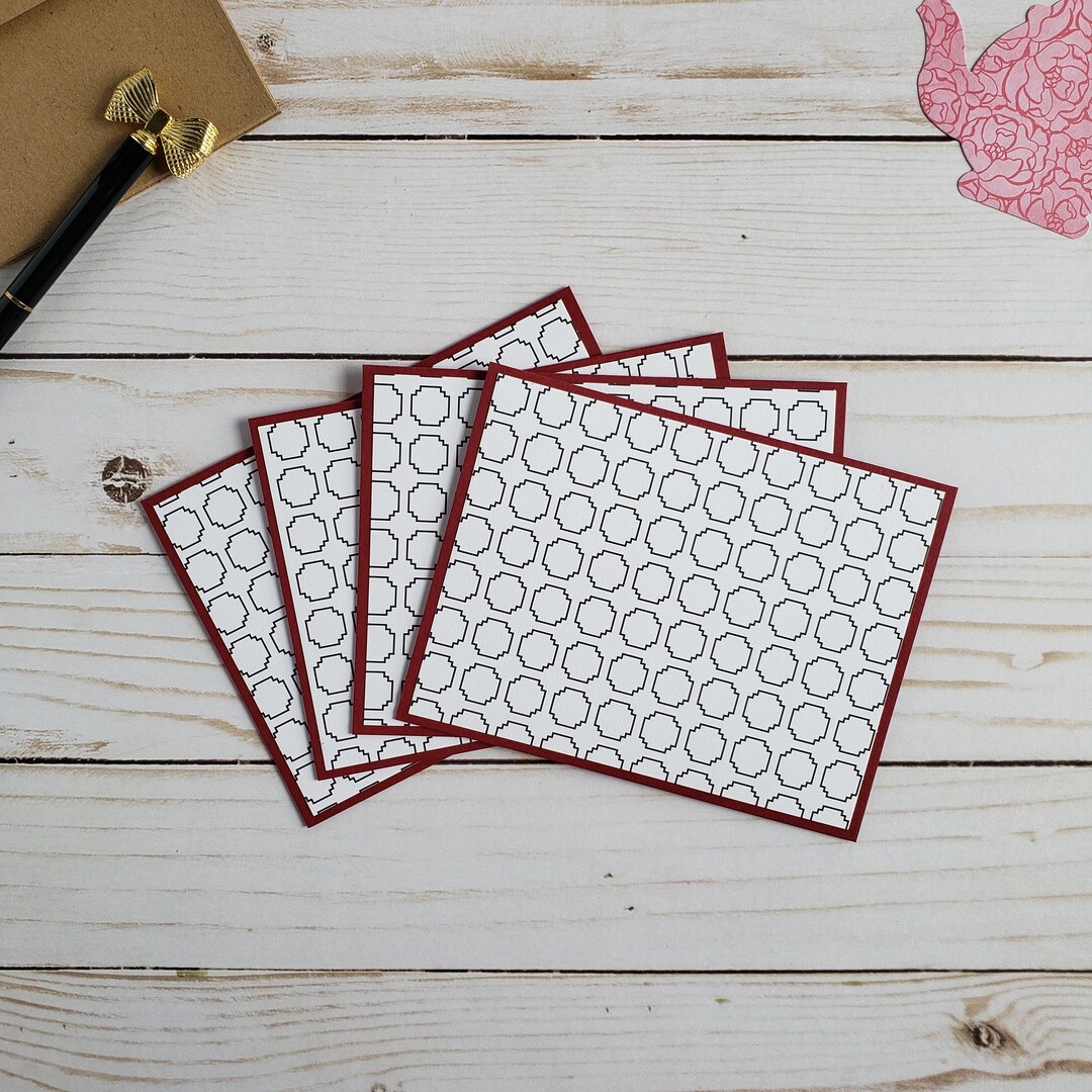 Black & White Note Cards Blank Note Cards Elegant Note - Etsy