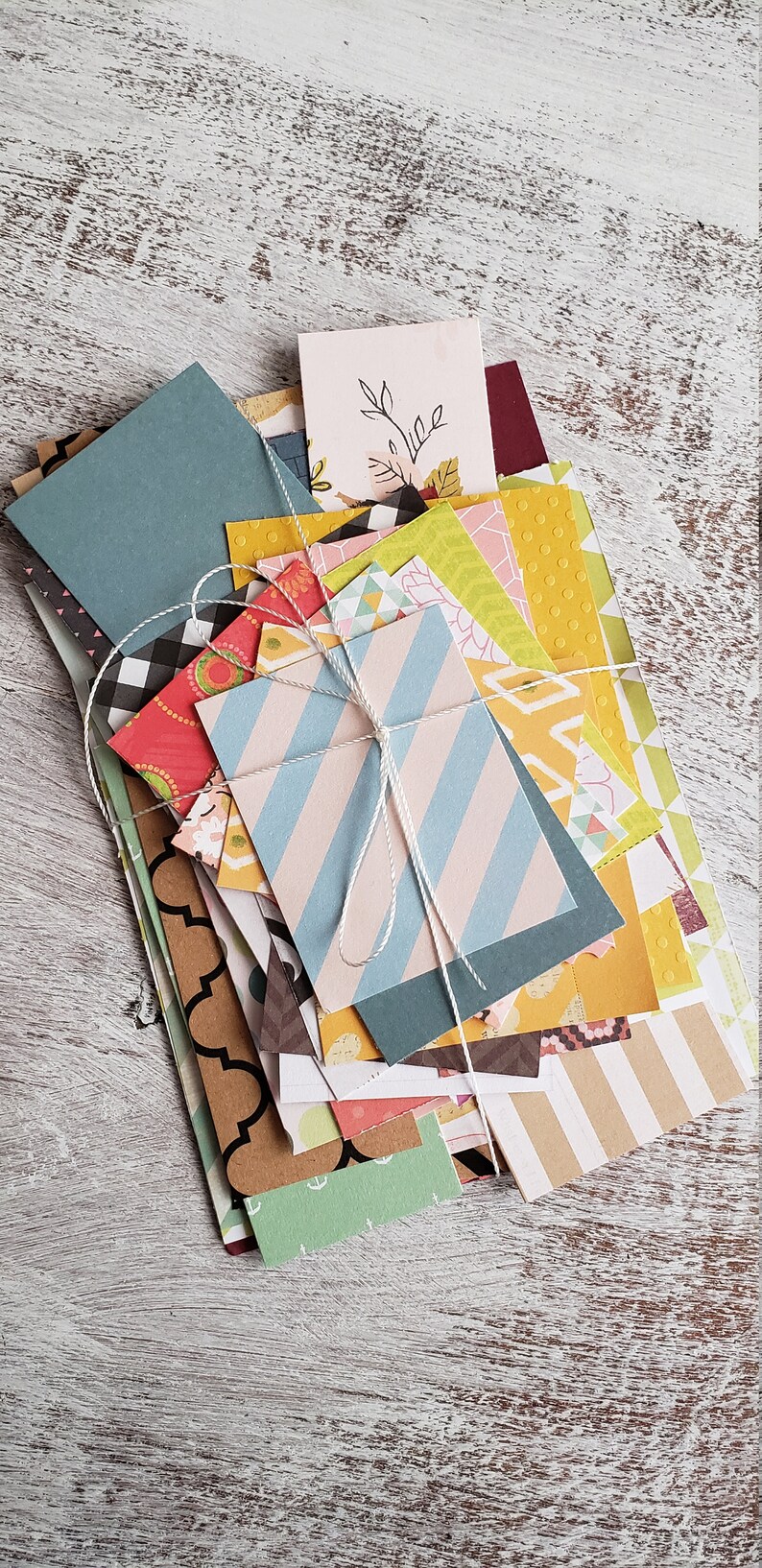 Assorted Scrapbook Paper Assorted Paper Scraps Scrapbook Etsy