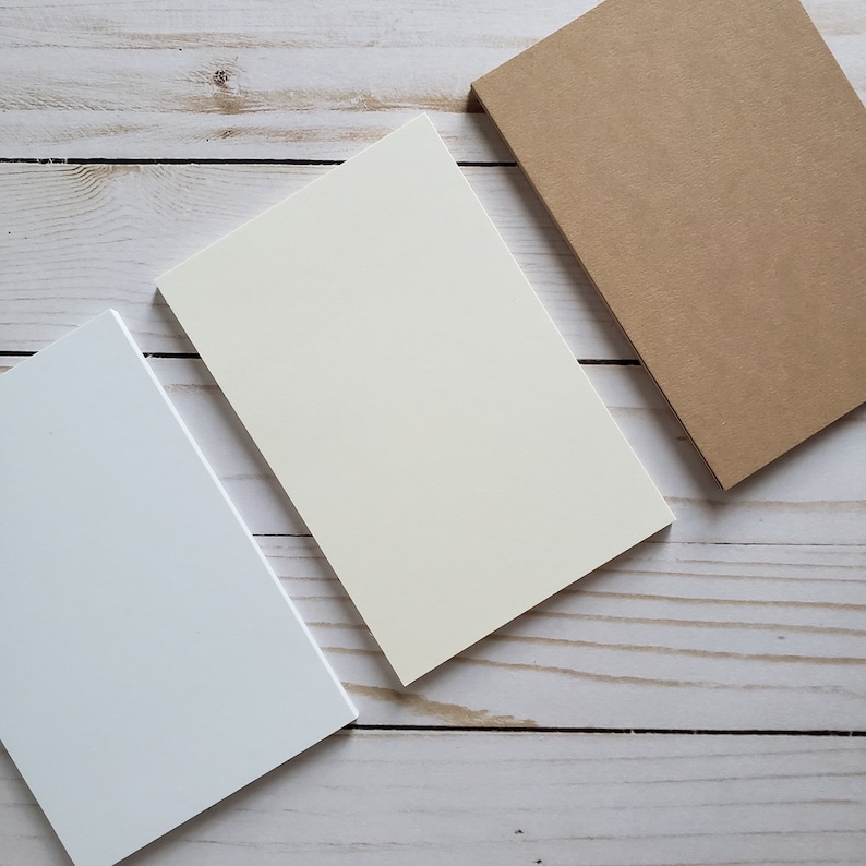 Blank 4x6 Postcards Blank Note Cards White Cards Ivory Etsy