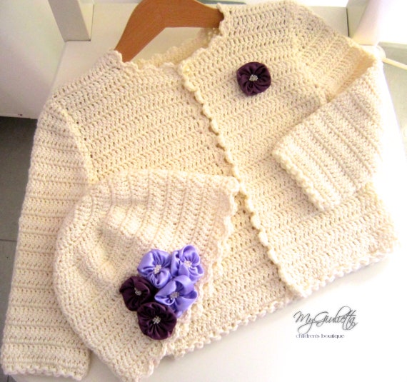 crochet bolero jacket for baby girl