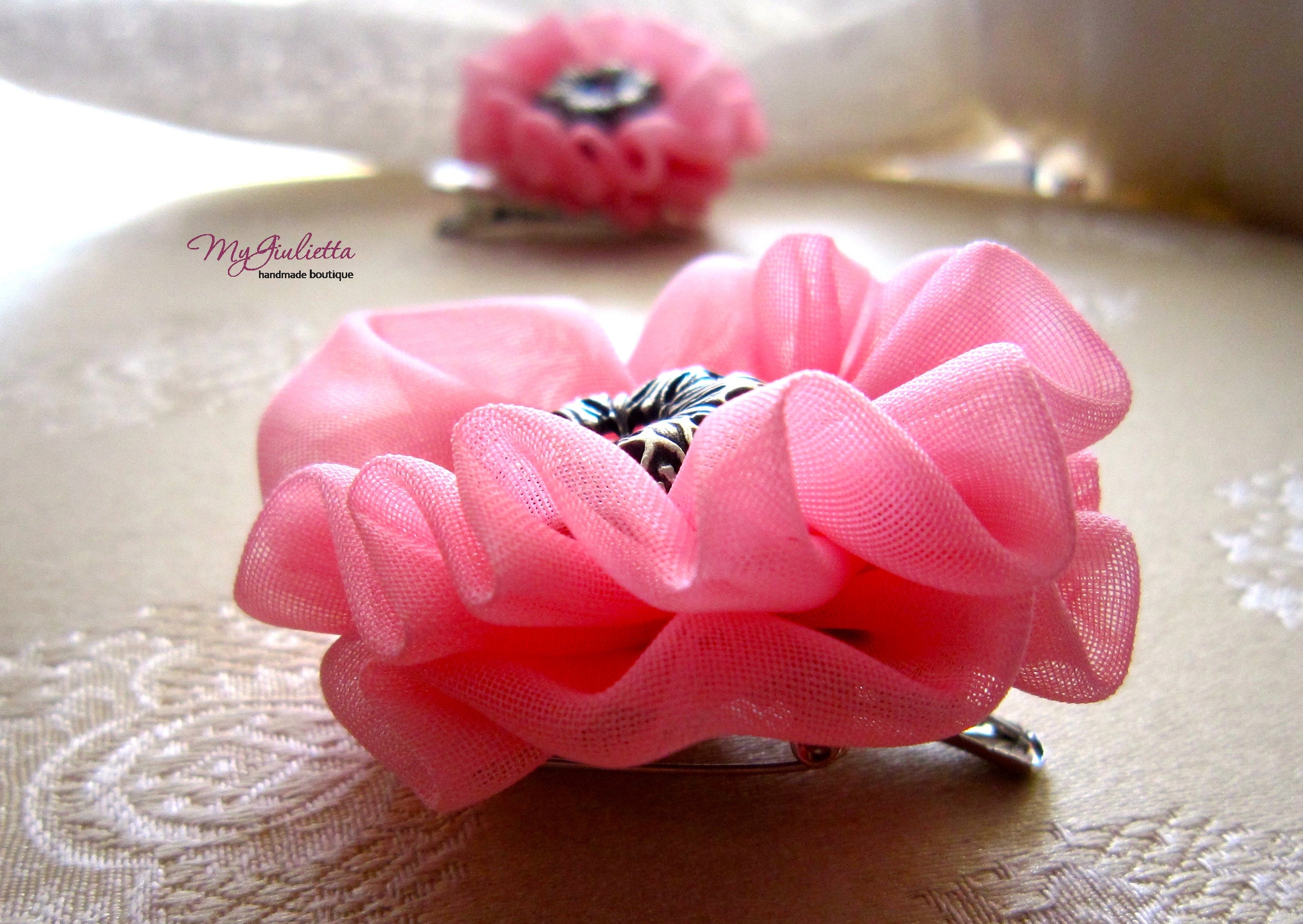 Pink Hair Piece Pink Hair Accessory Handmade Clip Hair Etsy 日本