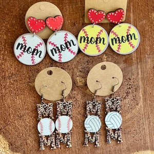 Sports MOM Earrings