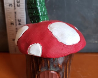 Mushroom house incense burner