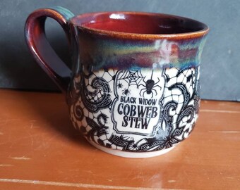 Cobweb stew mug