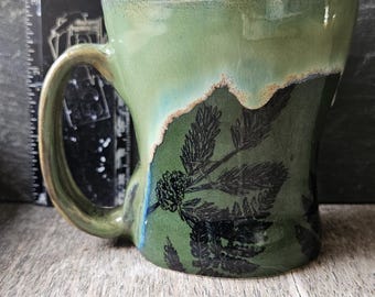 Espresso cups fern design