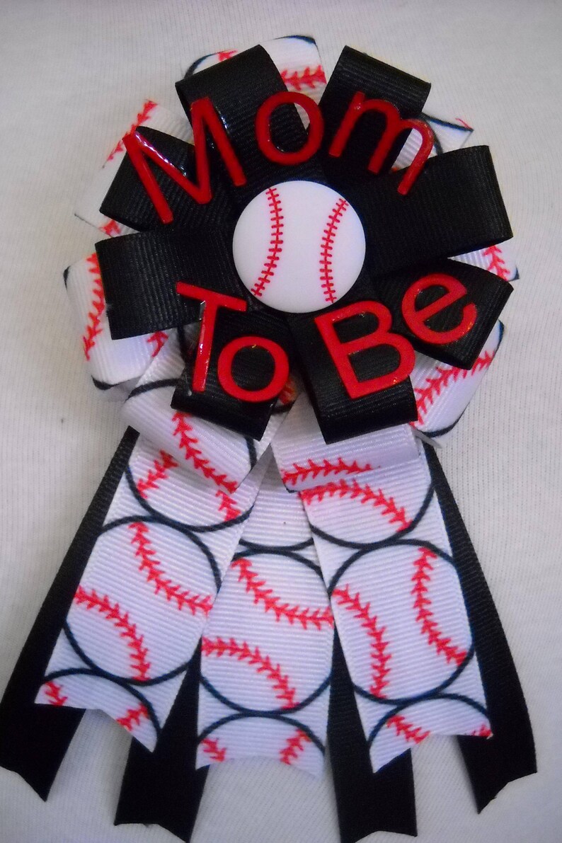 Baseball Themed Baby Shower Corsage Etsy