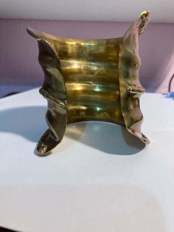 High Tide Brass Cuff Bracelet - image 2