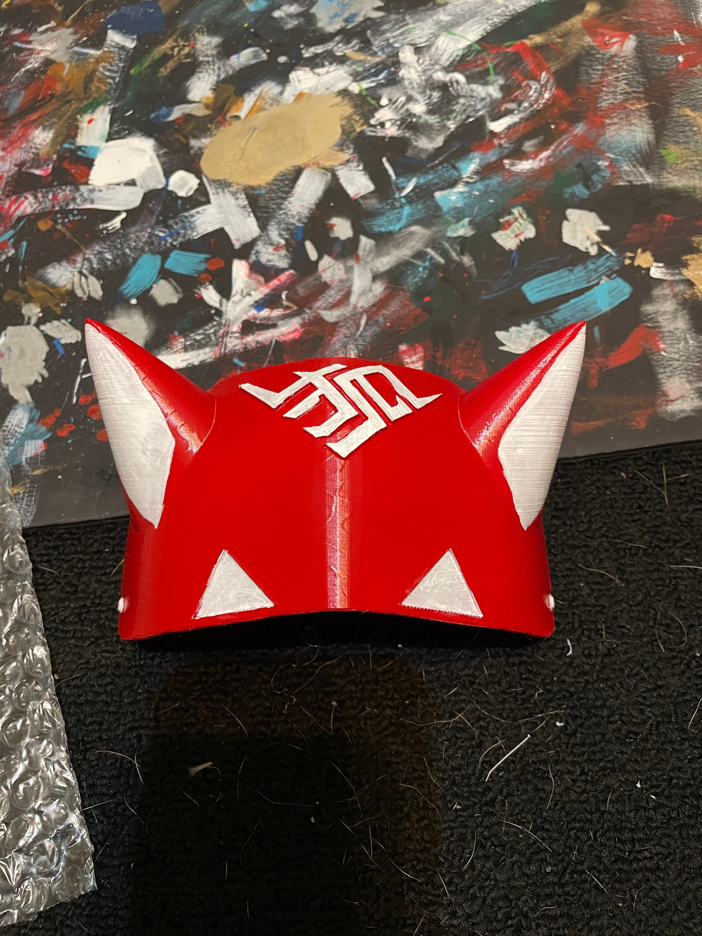 Red Kiriko from Overwatch Cosplay Headpiece with Ears Let the Kitsune guide you! main image 4