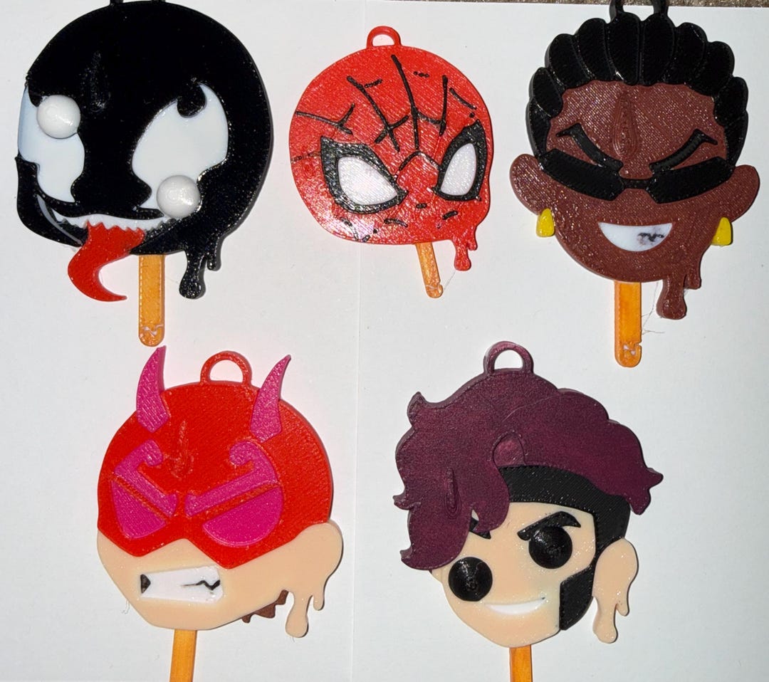 Rouges Keychain Marvel Rivals Marvel Rivals Popsicle Style Keychain - Etsy