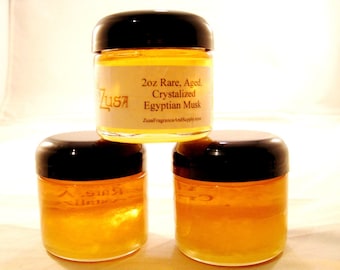 EGYPTIAN MUSK- LEGENDARY perfume from Zusa!  Rare,  Aged, Crystallized, Concentrated-  Lasts Years!