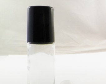BIG Xl GLASS ROLL-On Bottle 30ml (1 oz) Roller ball  **Choose a Set - Buy Bulk/ Wholesale**   Essential Oil Perfume Fragrance     [Jan20]