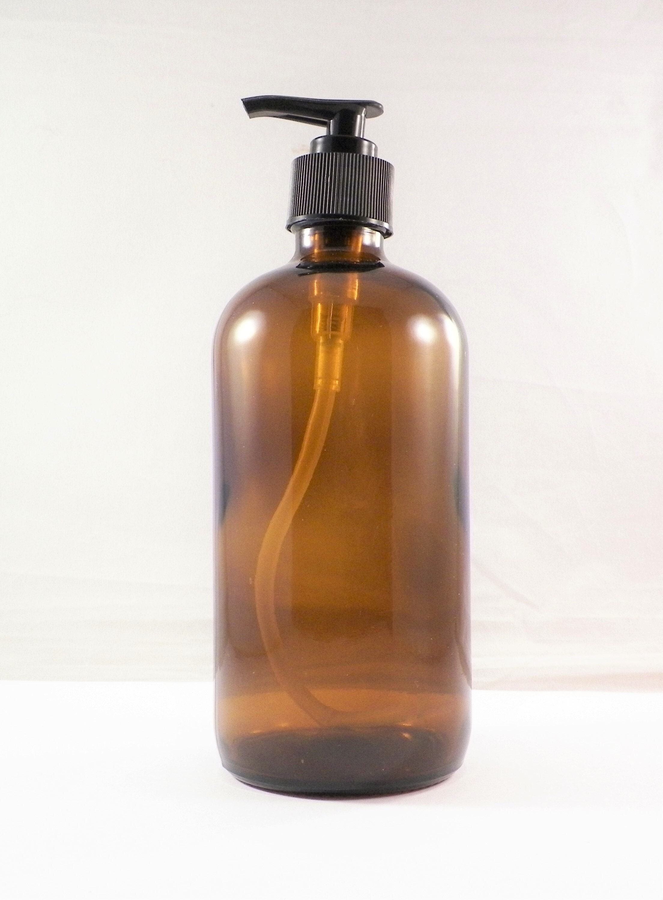 custom calligraphy LARGE amber glass pill bottle – Everthine Designs
