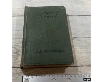 Vintage The Son Of Tarzan By Edgar Rice Burroughs 1917 Hardcover TubB3