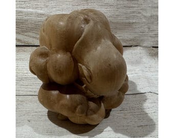 Hand Carved Solid Wood Head Down Weeping Buddha Sculpture Figure Sujana Tub10