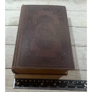 Antika 1896 Goffines fromma instruktioner Epistlar Evangelierna Katolska bok 1:a upplagan