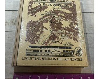 VTG McKinley Entdecker Alaska Railroad Fotoalbum Luxus-Zug punziert OVP