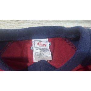 Vintage Disney Store Toy Story Buzz Lightyear Fleece Pullover Sz XS 4/5 Tub32 image 5