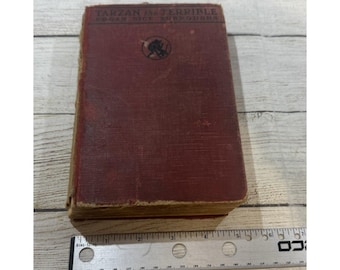 Vintage Tarzan the Terrible By Edgar Rice Burroughs 1921 Hardcover TubB3