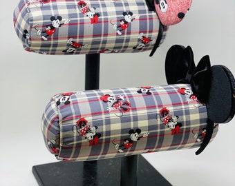 Mickey n Minnie Plaid Print-Different Base Colors Available