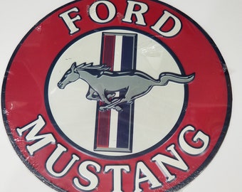 Ford Mustang Grünes Logo Herren Sweatshirt S-3XL