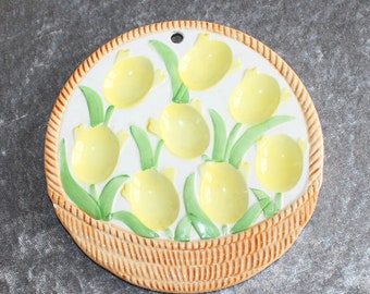 Vintage ceramic egg tray for 8 eggs