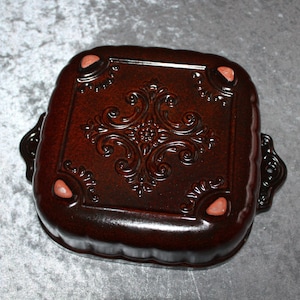 Vintage Großmutters Keramik Backform / Auflaufform
