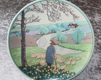 Vintage Villeroy & Boch Wall Plate 4 Seasons