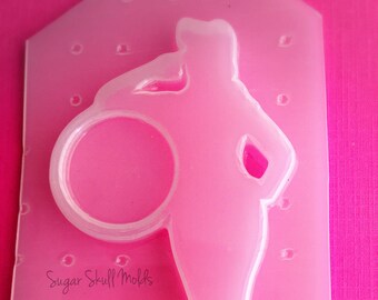 Marilyn Pinup Girl Flexible Resin Mold Craft Supplies Marilyn Pinup Girl Flexible Resin Mold Craft Supplies